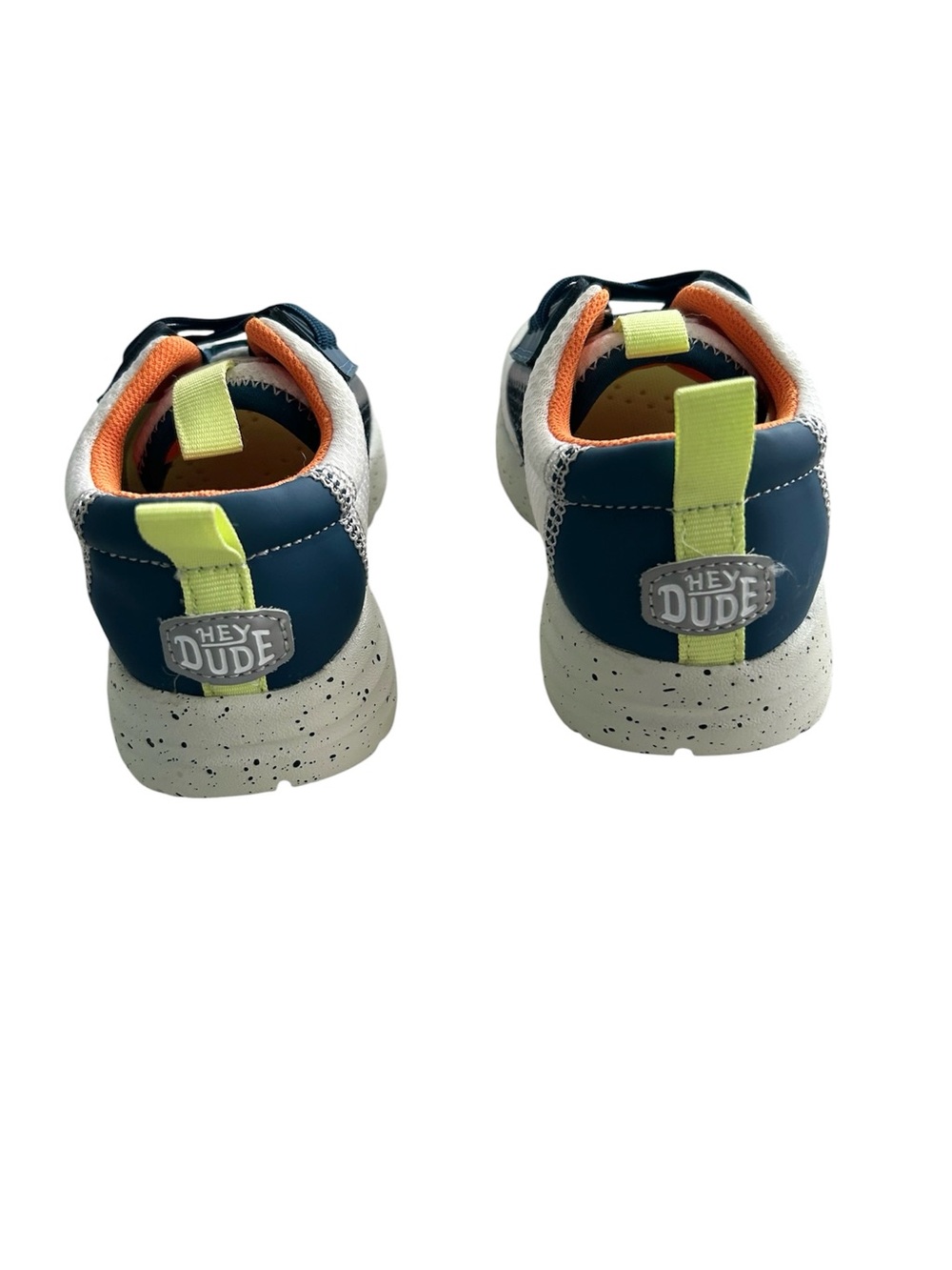 Hey Dude Sirrocho Toddler Play ColorBlock White Navy Slip On Toddler Shoe Sz C7 - Picture 4 of 6
